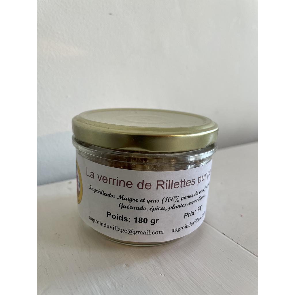 Verrine de rillettes pur porc bio