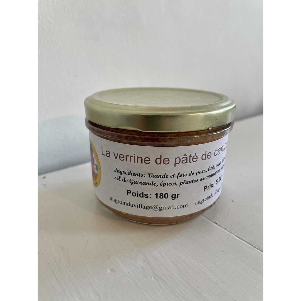 Verrine de pâté de campagne bio