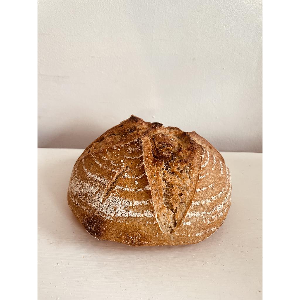 Pain de campagne figues/noisettes (400 g) bio